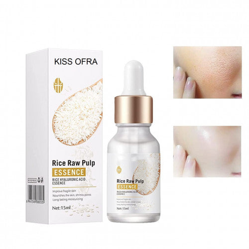 Kiss Ofra Rice Raw Pulp – Esencia Facial de Arroz Blanco 15 ml
