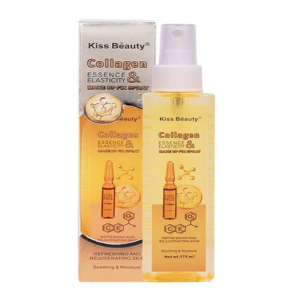 Kiss Beauty Collagen Essence & Elasticity – Fijador y Primer de Maquillaje 175 ml