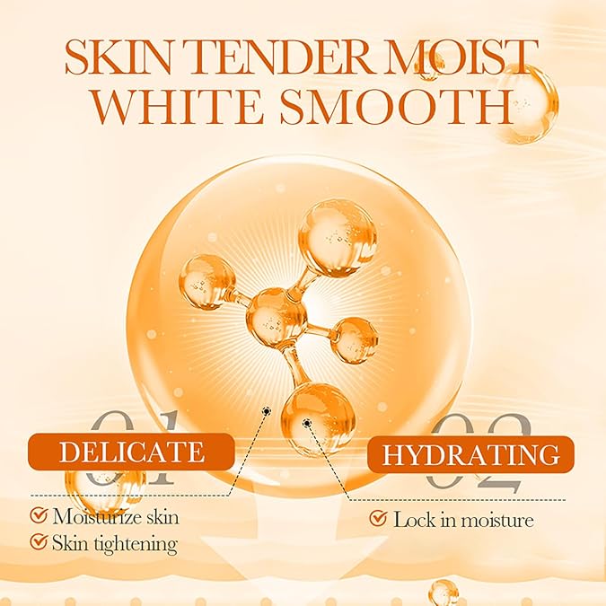 BIOAQUA Loción Corporal con Vitamina C – 10.58 oz / 10.58 fl.oz