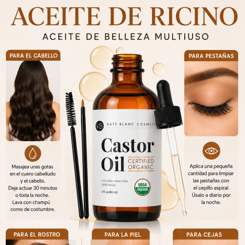ACEITE DE CASTOR ORGÁNICO PREMIUM