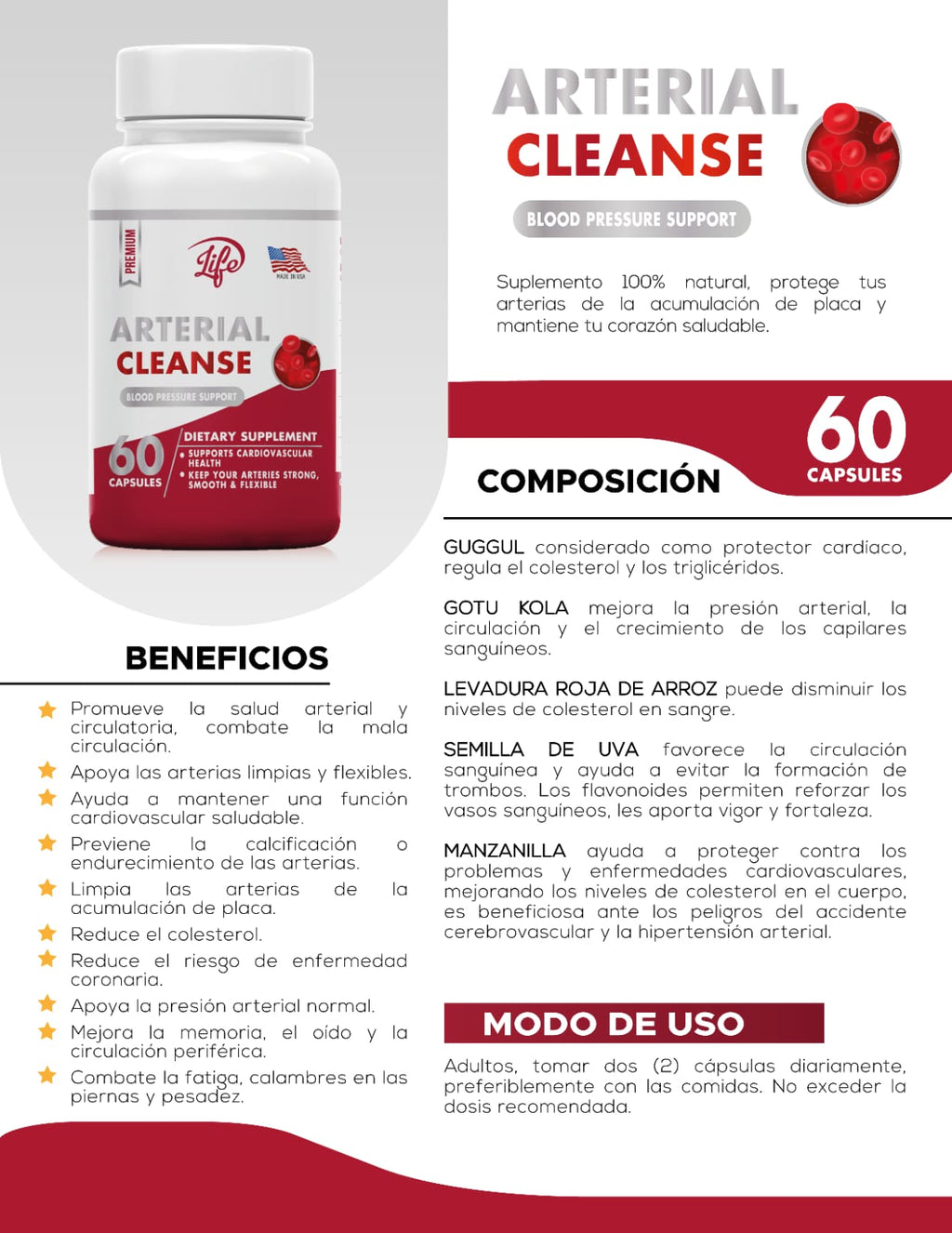 COMBO ARTERIAS FUERTES & CORAZÓN SANO