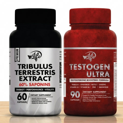 COMBO RENDIMIENTO & VITALIDAD MASCULINA TRÍBULOS + TESTOGEN