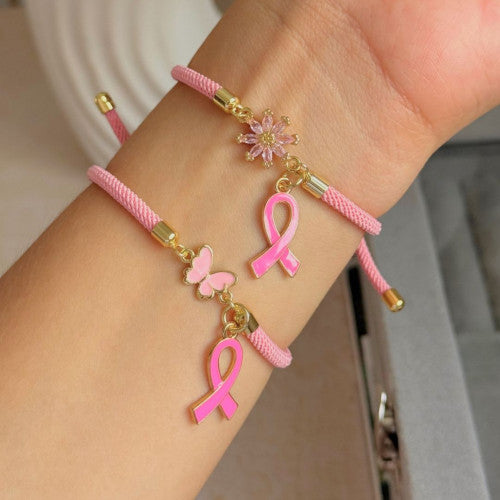 Pulseras Solidarias – Lucha Contra el Cáncer de Mama 🎗️