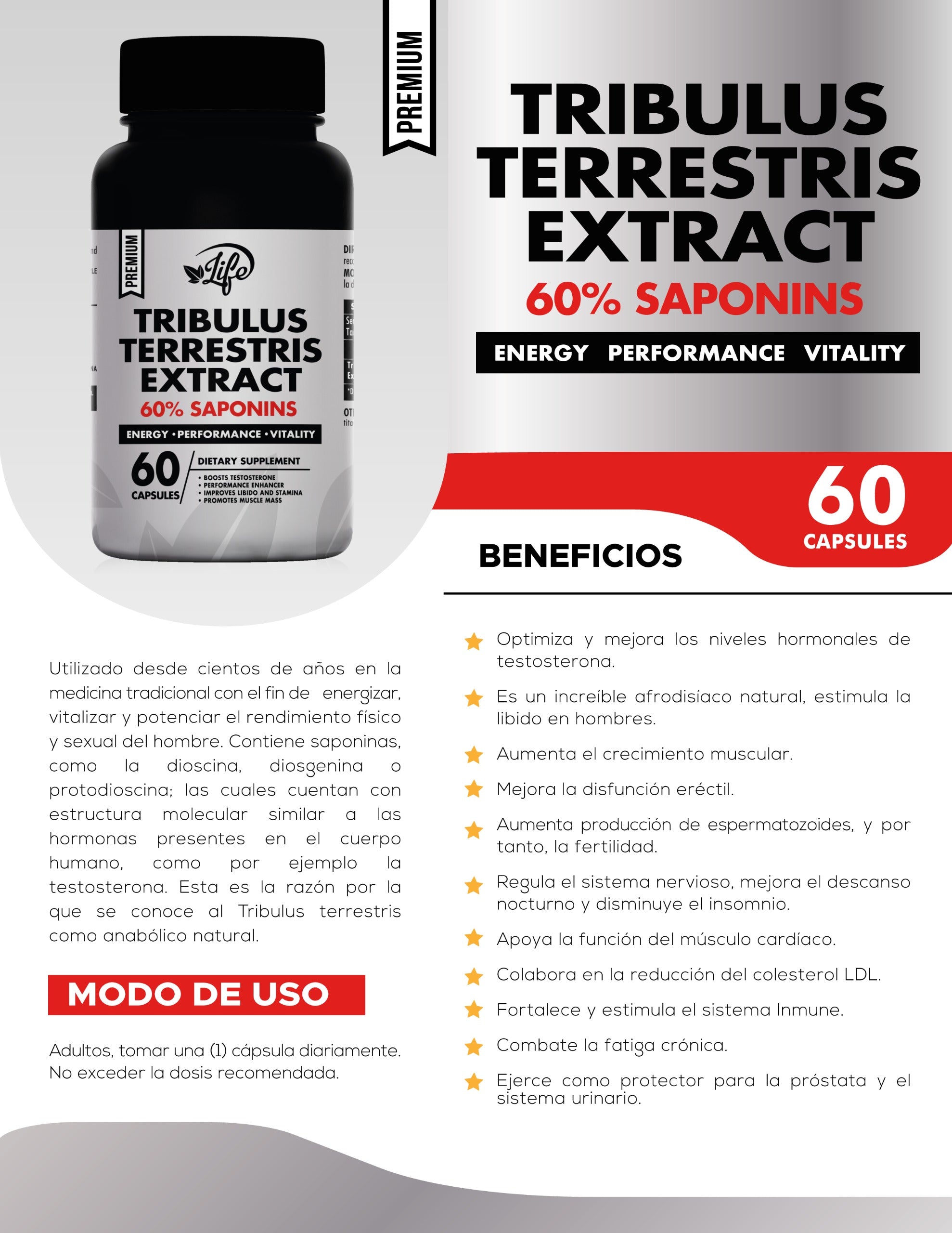 COMBO FUERZA & RENDIMIENTO MASCULINO