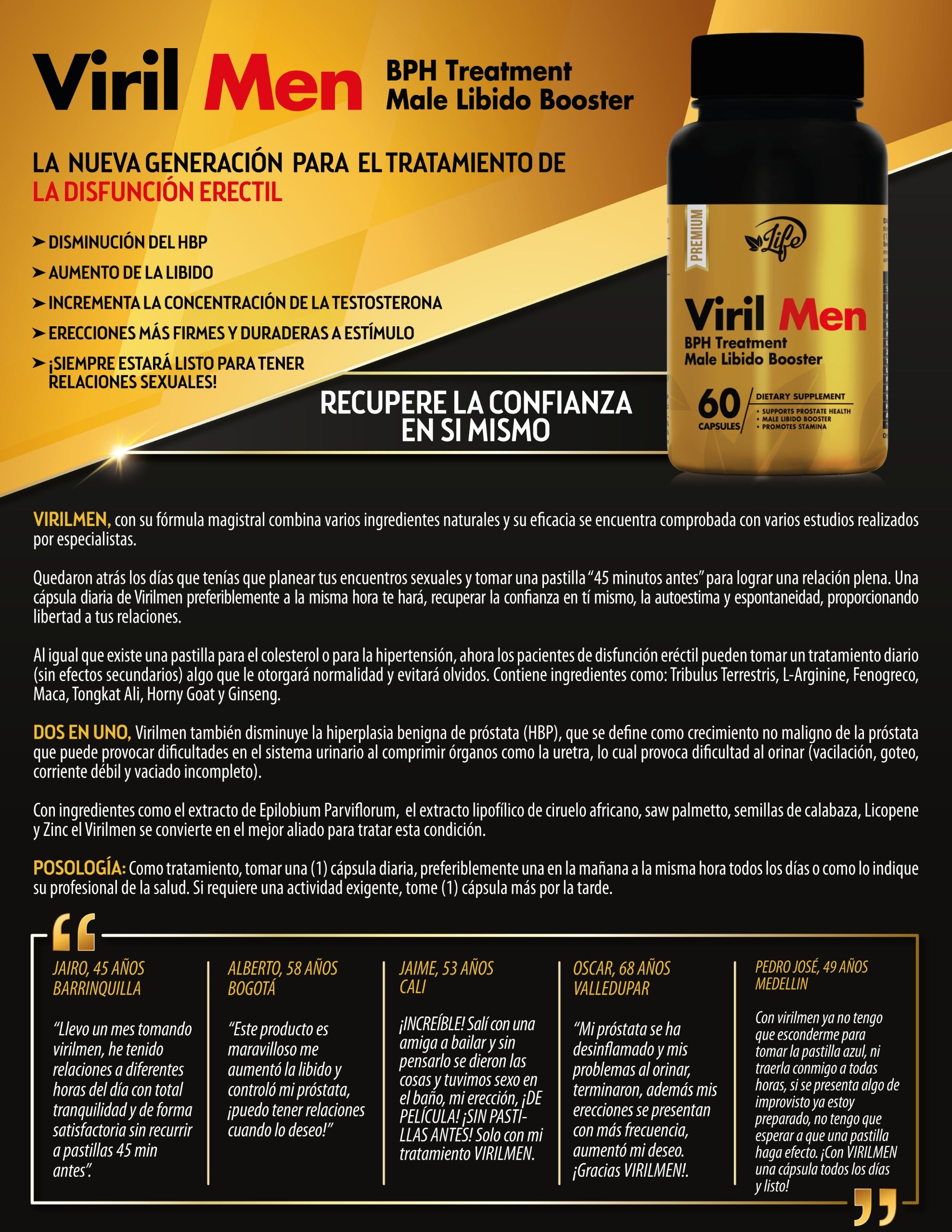 COMBO FUERZA & RENDIMIENTO MASCULINO